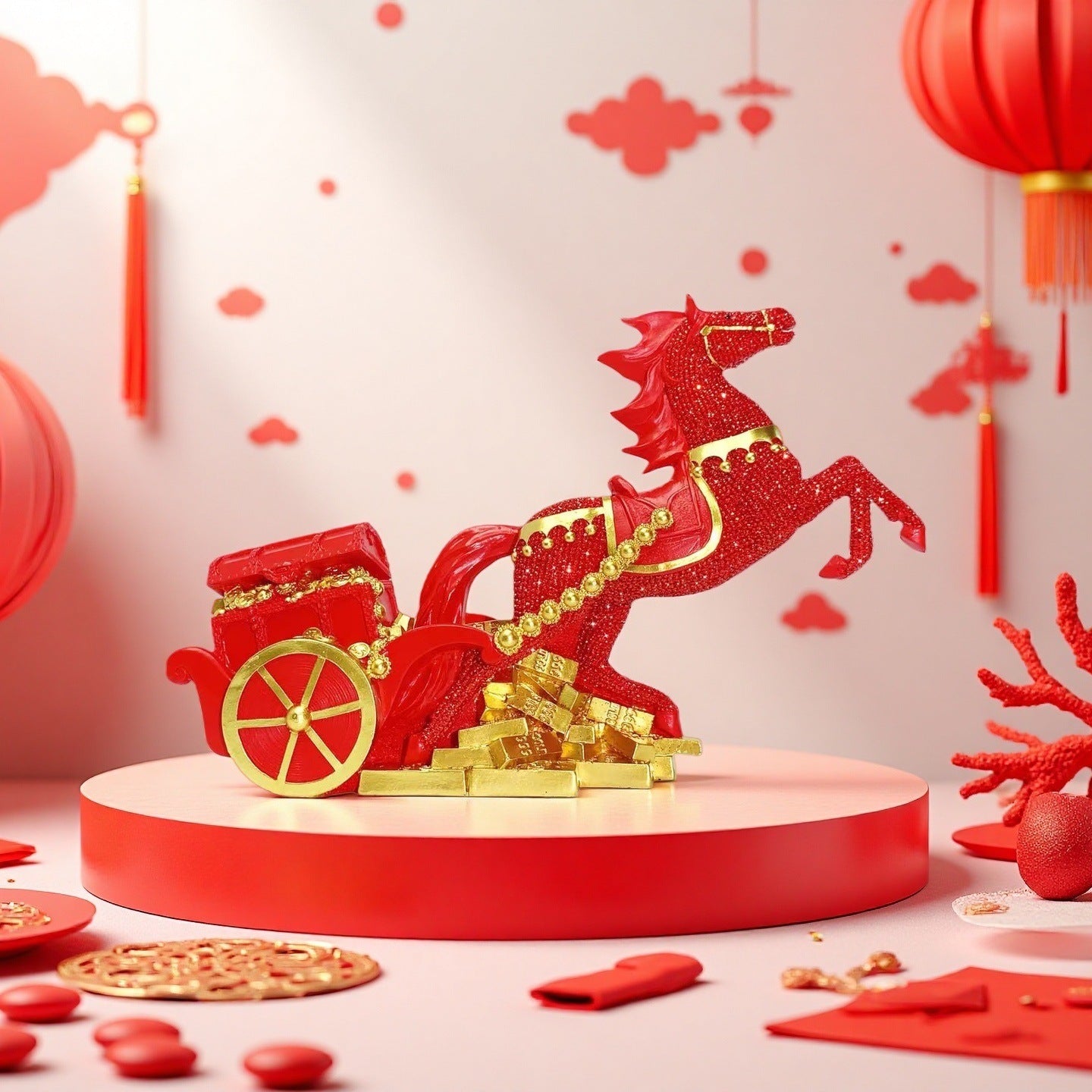 Decorative horse figurine Acalora