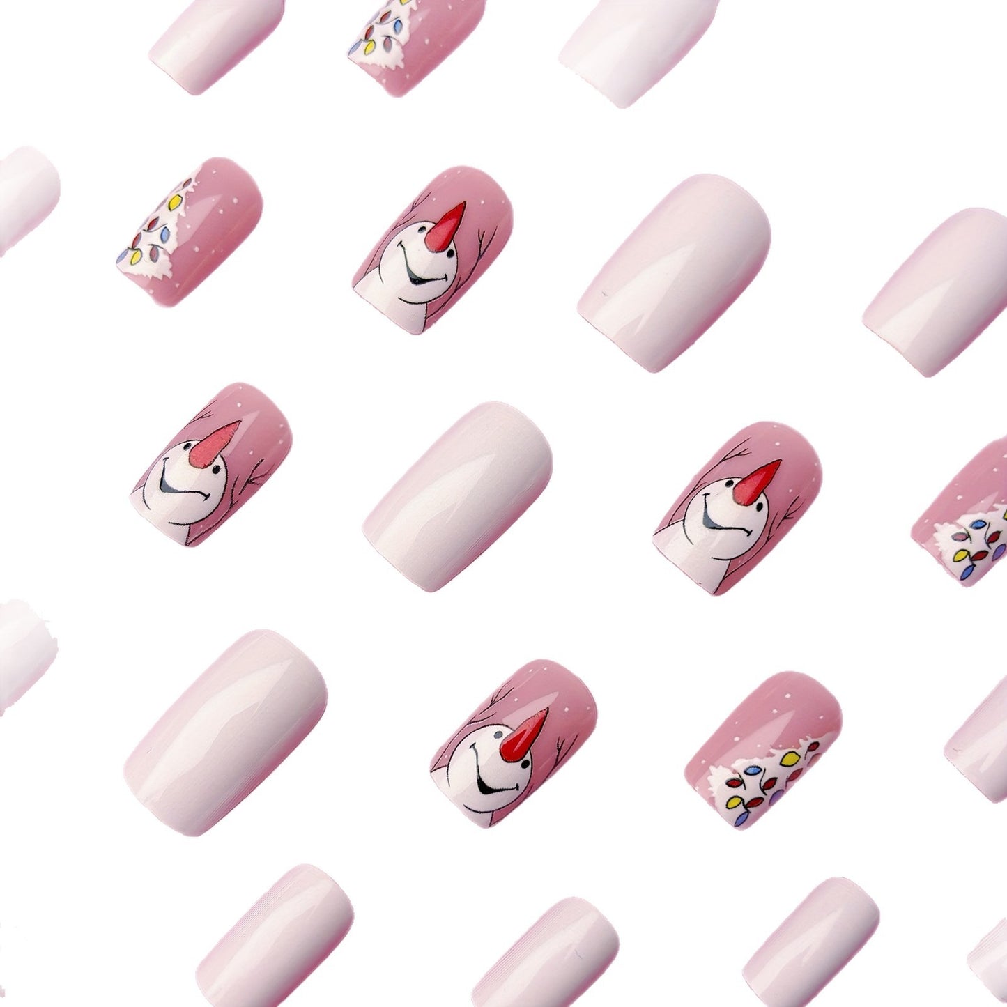 Festive Winter Nail Art Acalora