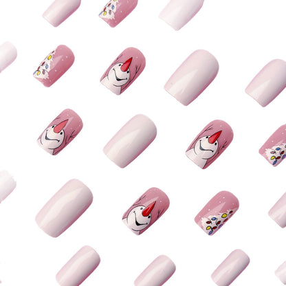 Festive Winter Nail Art Acalora