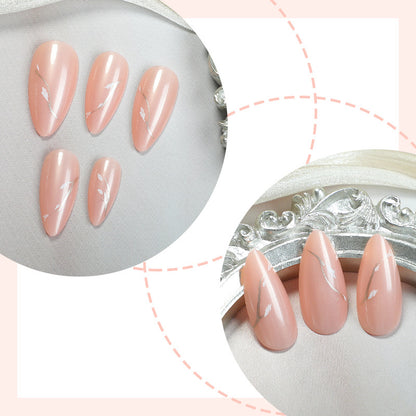 Elegant Press-On Nail Design Set Acalora