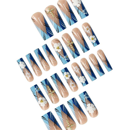 Decorative 3D Floral Nail Art Extensions Acalora