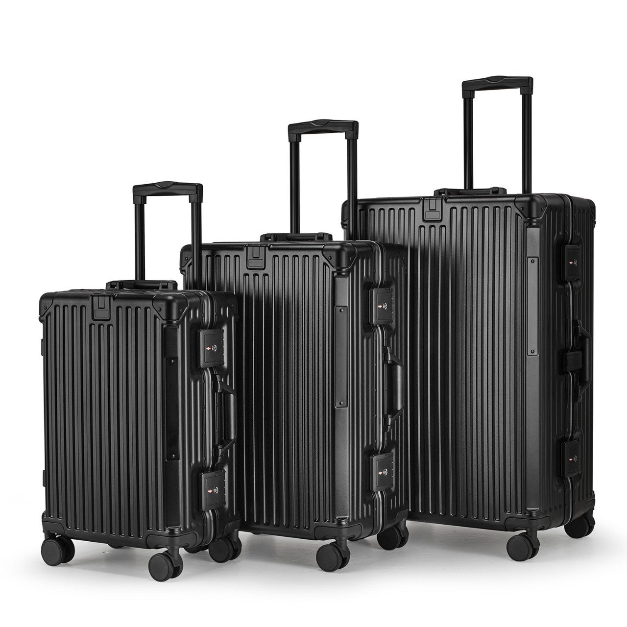 Unisex Aluminium Hard-shell Travel Luggage Set Brehn