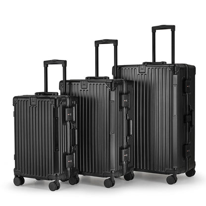 Unisex Aluminium Hard-shell Travel Luggage Set Brehn