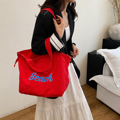Spacious Canvas Tote Bag Acalora