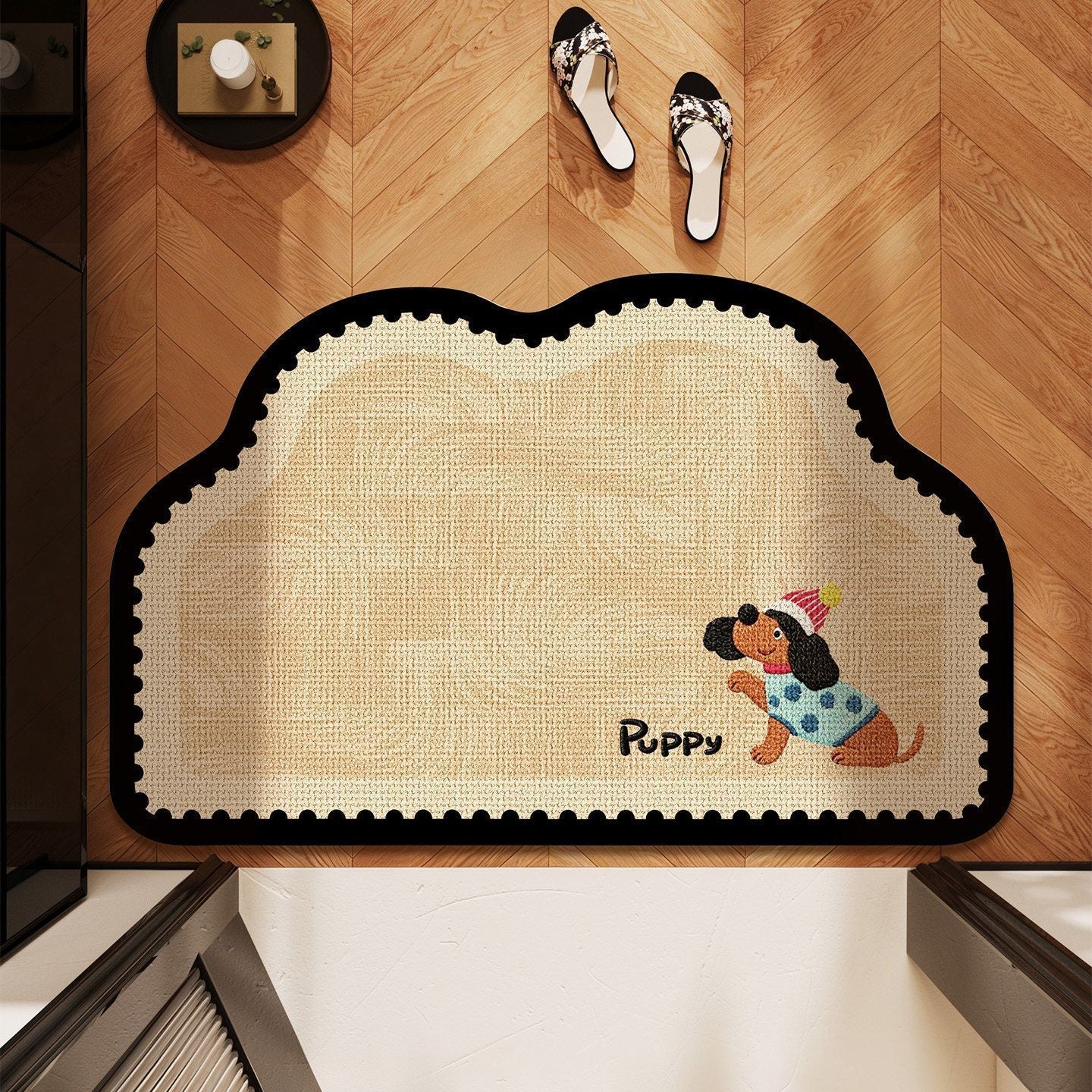 Cartoon-Themed Plush Bath Rug