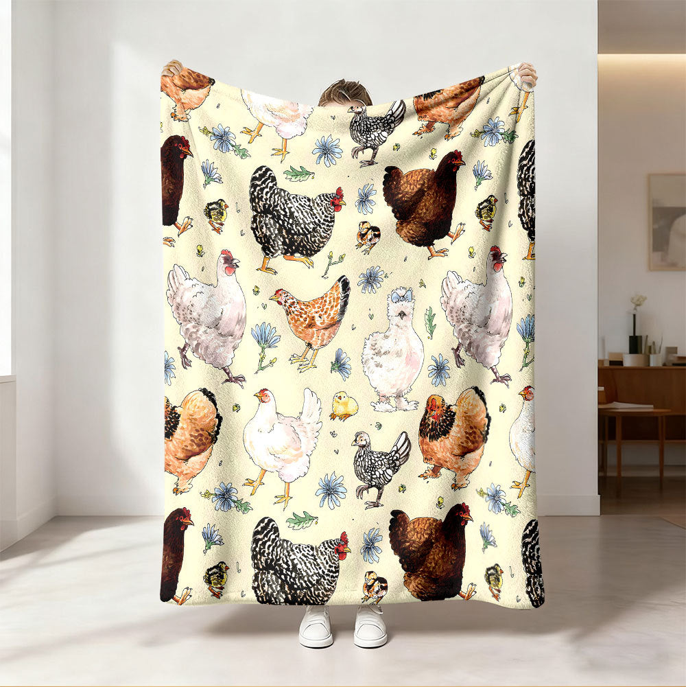 Unisex Inspirational Message Fleece Blanket