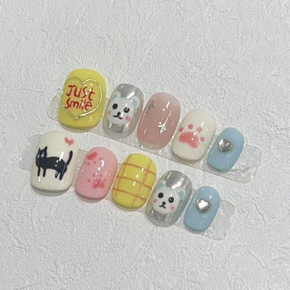 Cute Animal Design Nail Art Set Acalora