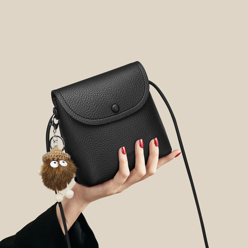 Compact Textured Crossbody Bag Acalora
