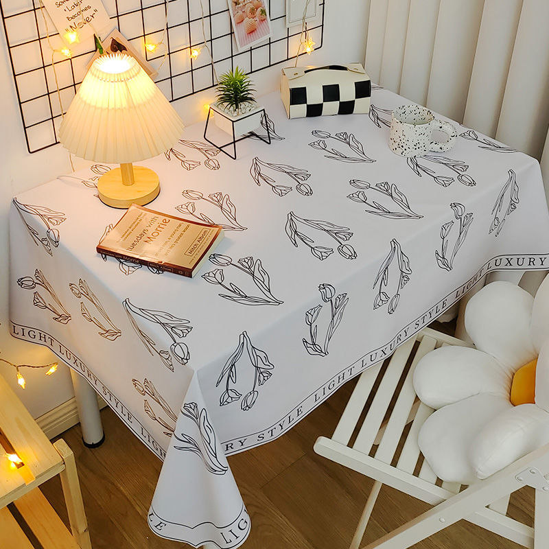 Elegant Textured Dining Tablecloth
