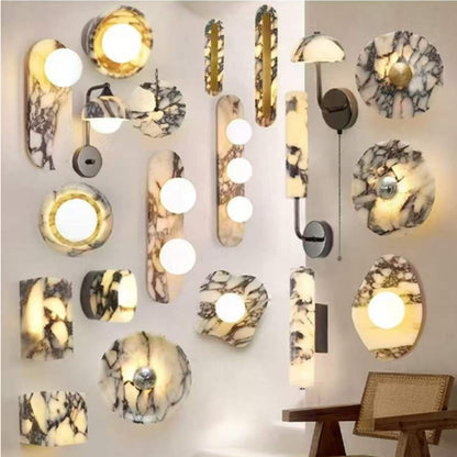 Decorative Marble Wall Light Fixture