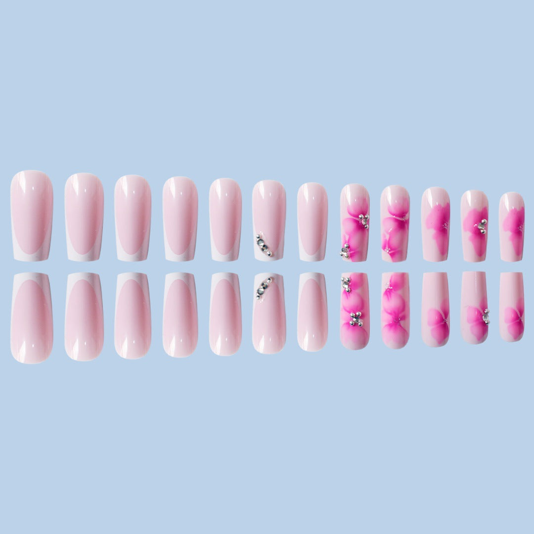 Floral Art Press-On Nail Set Acalora