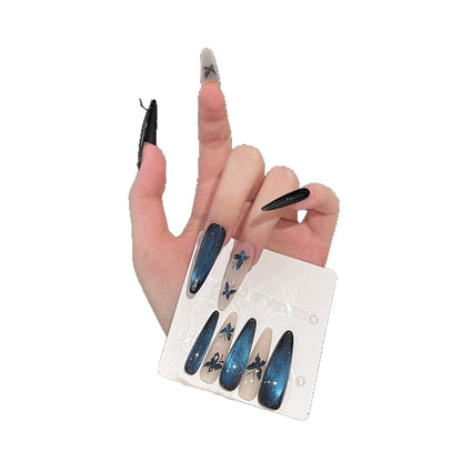 Artistic Butterfly-Accent Press-On Nail Set Acalora