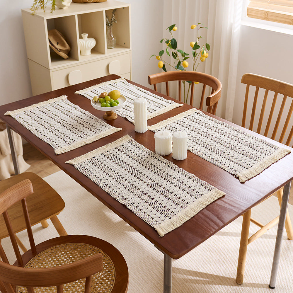 Decorative Fringed Table Runner