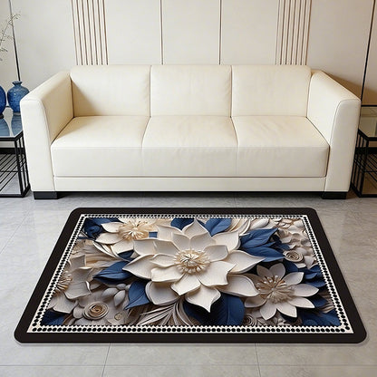 Geometric Patterned Bath Rug Acalora