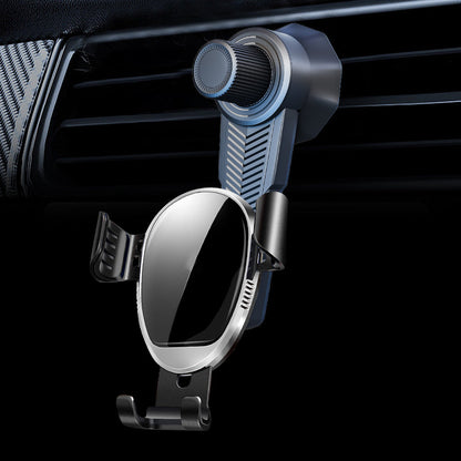 Adjustable gravity air vent smartphone car mount with full rotation joint Bowlift