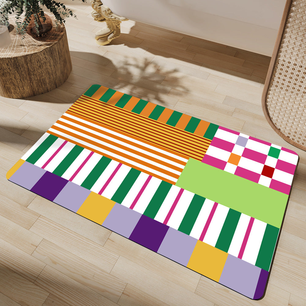 Cheerful Decorative Entrance Mat Acalora