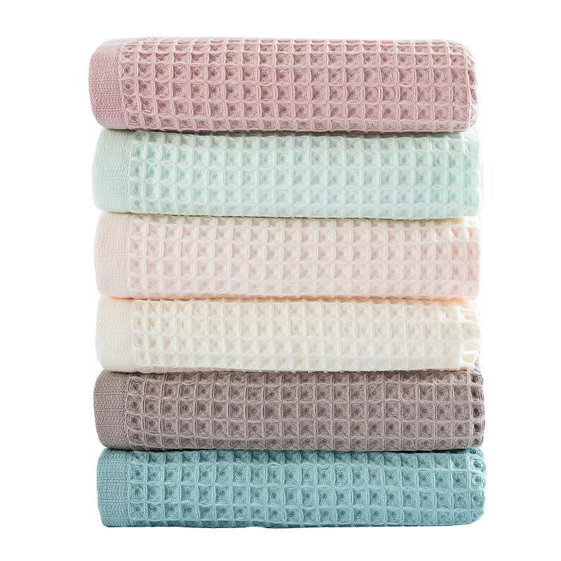 Ladies' Waffle Fabric Bath Towel Karnz