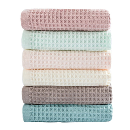 Ladies' Waffle Fabric Bath Towel Karnz
