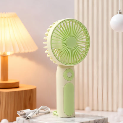 Ladies' Portable Handheld Fan with Ergonomic Handle Karnz