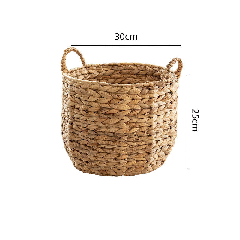 Handwoven decorative basket with heart motif Acalora