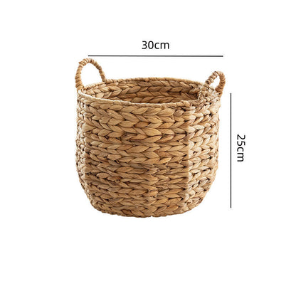 Handwoven decorative basket with heart motif Acalora
