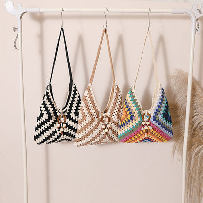 Women's handbag with intricate woven pattern Karnz
