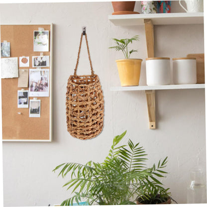 Handwoven basket with suspension device Acalora