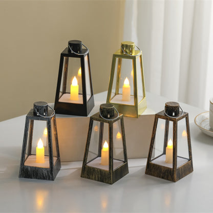 Decorative Battery-Operated Tabletop Candle Lantern Acalora