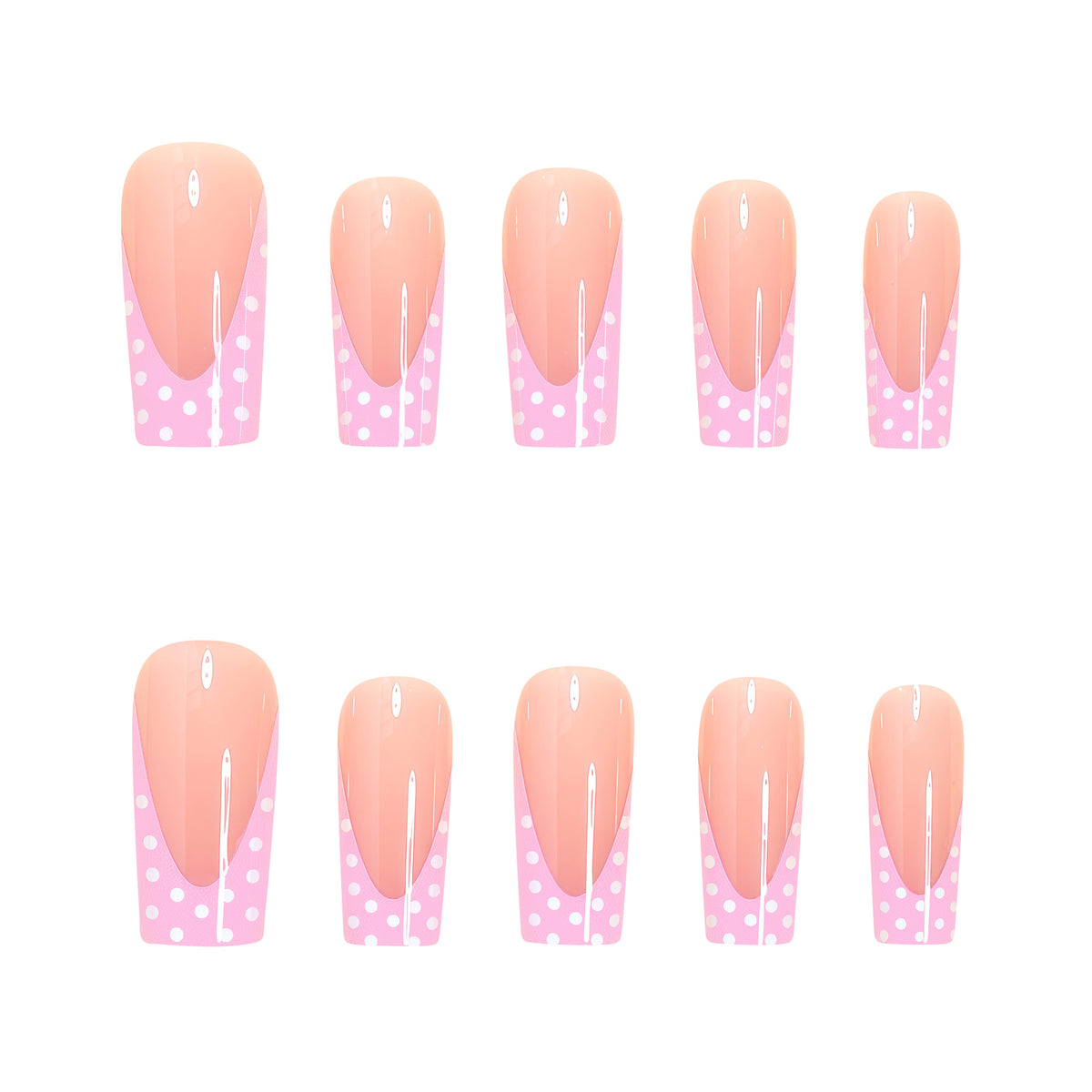 Decorative Polka Dot Nail Art Tips Acalora