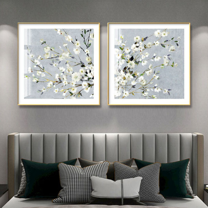 Elegant Flower Wall Art Set