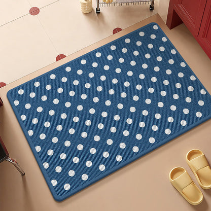 Fun Dot-Patterned Non-Slip Bathroom Mat