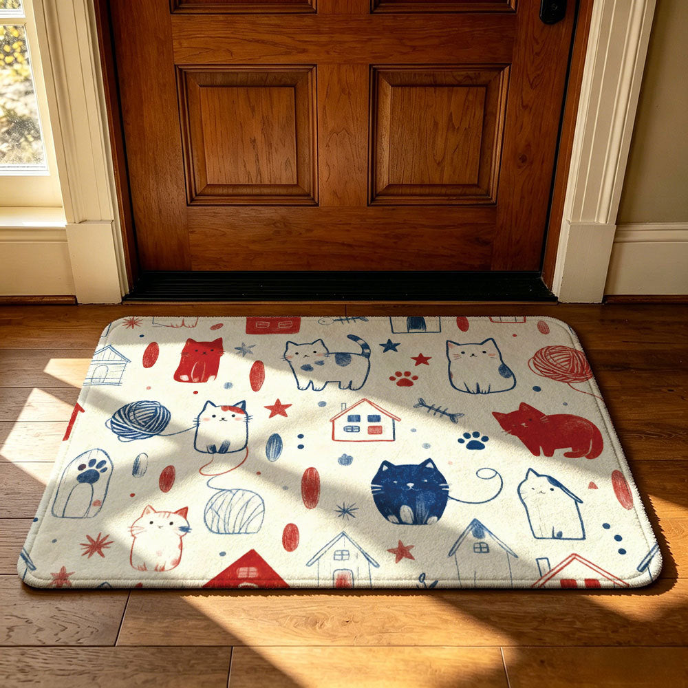 Unisex Cartoon-Themed Area Mat