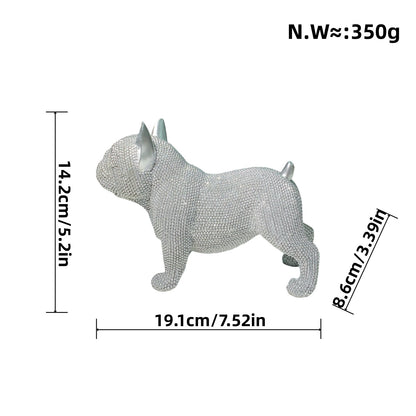 Decorative dog figure in modern design Acalora