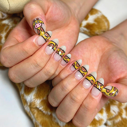 Creative Animal-Themed Press-On Nail Set Acalora