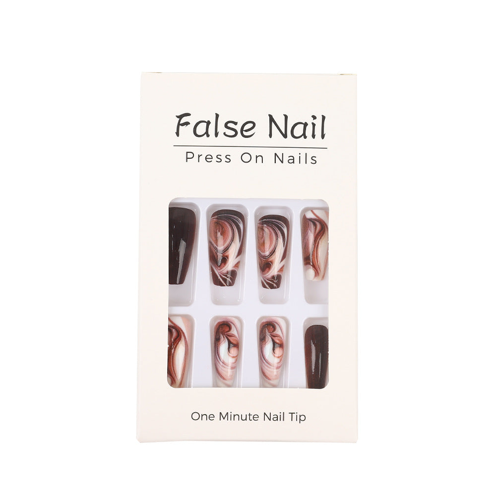 Artificial nails with artistic wave pattern Acalora