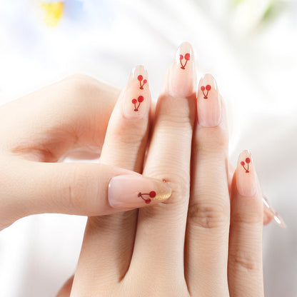 Artistic Cherry Blossom Press-On Nail Set Acalora