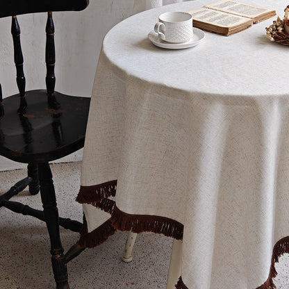 Decorative Fringe Tablecloth
