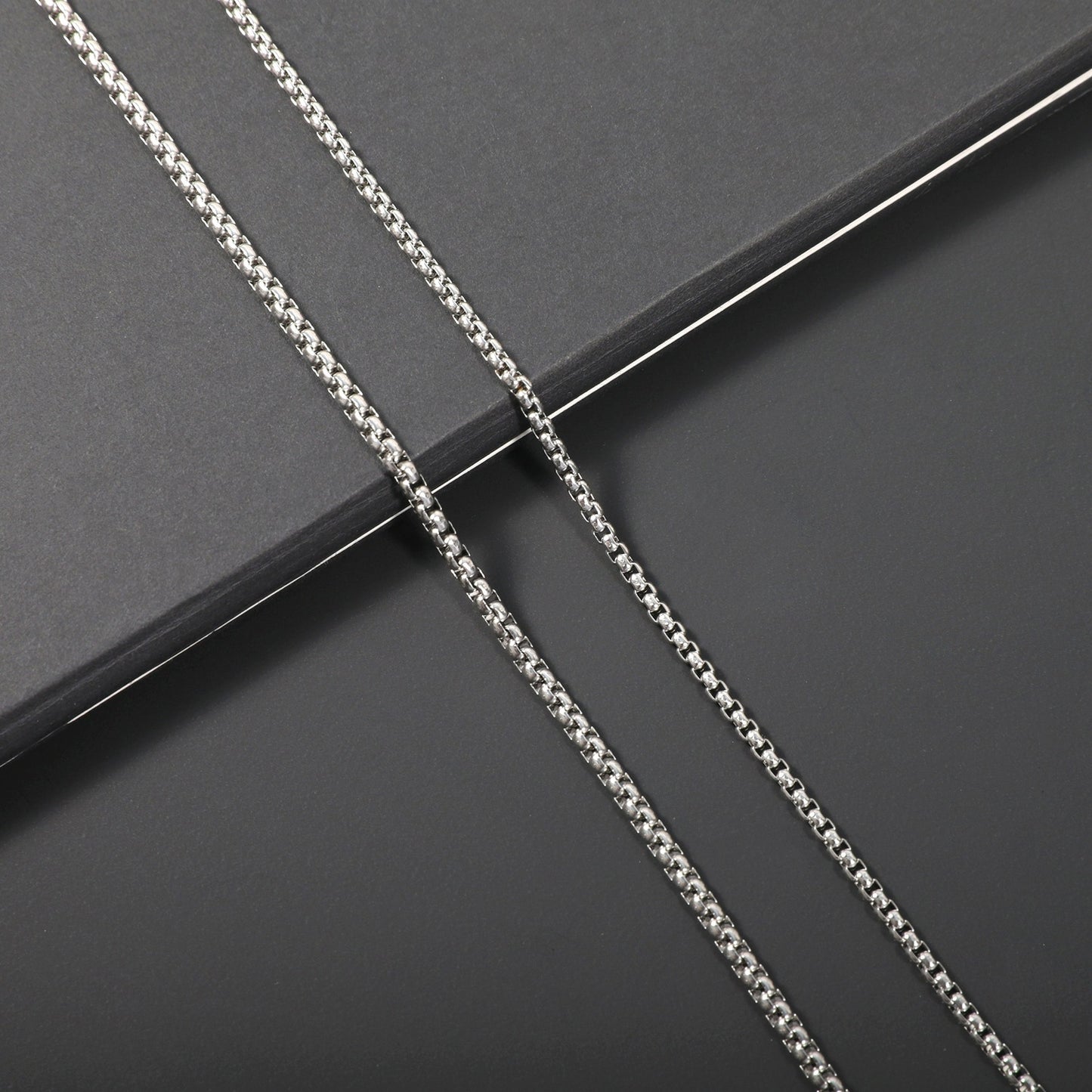 Sleek Stainless Steel Chain Necklace Acalora