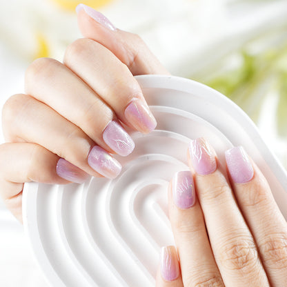 Long-Lasting Artistic Press-On Nail Set Acalora