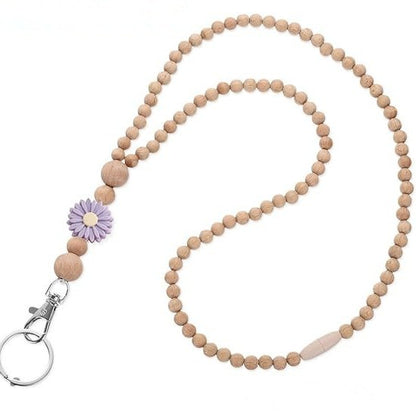 Decorative Beaded Keychain Lanyard Acalora