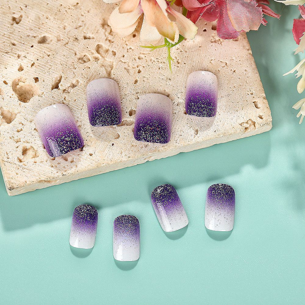 Ombre Glitter Nail Tips Acalora