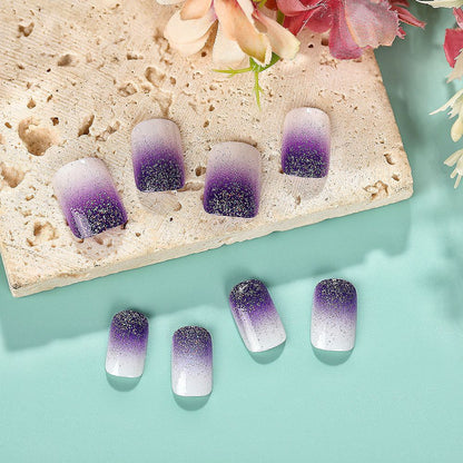 Ombre Glitter Nail Tips Acalora