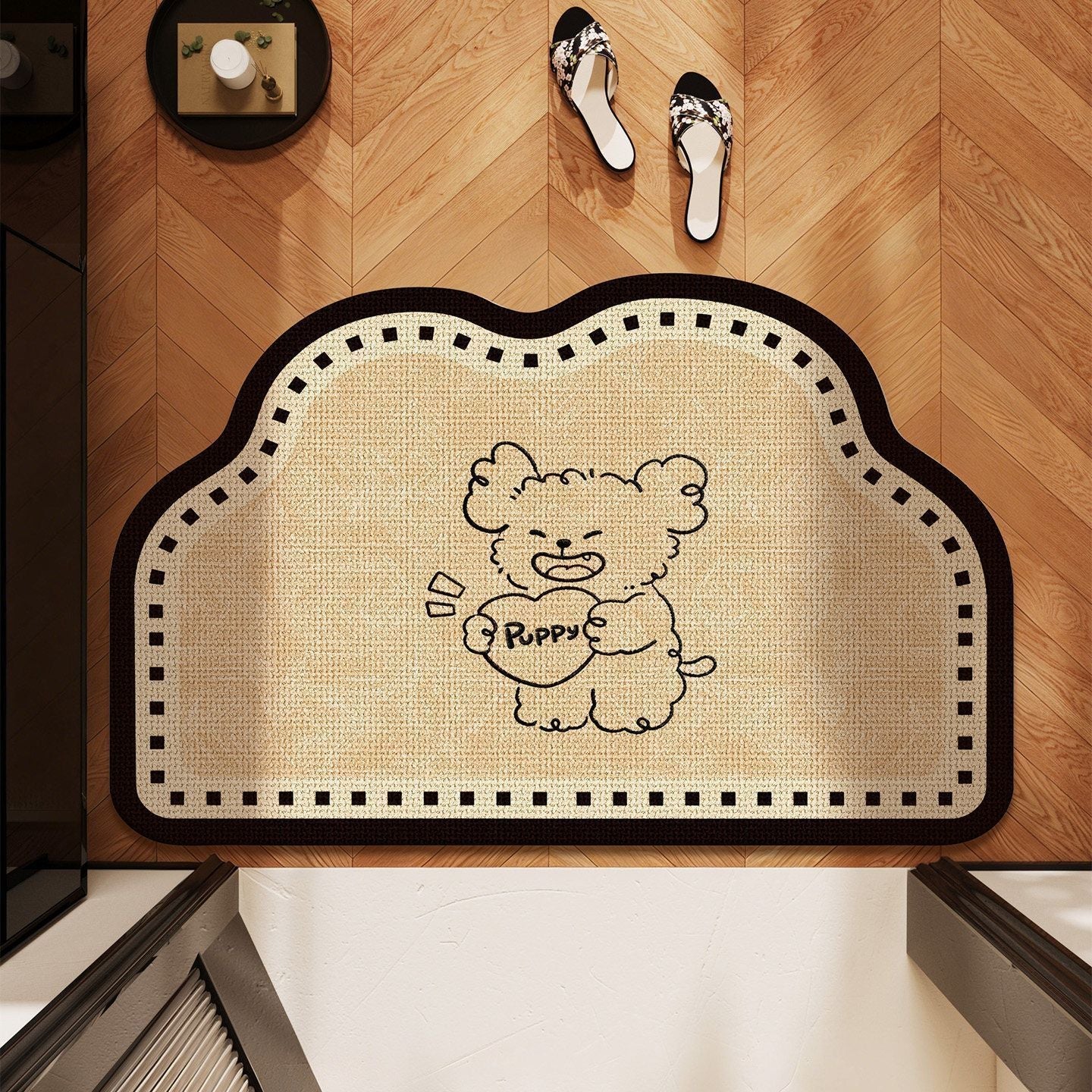 Cartoon-Themed Plush Bath Rug