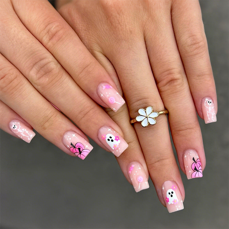 Playful Themed Press-On Nail Set Acalora
