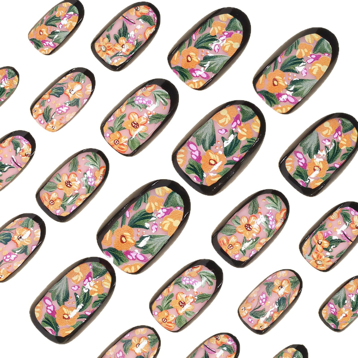 Seasonal Themed Press-On Nail Art Set Acalora