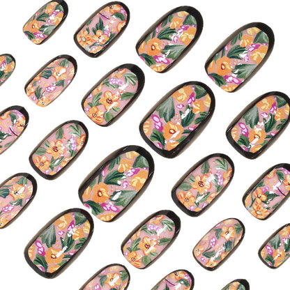 Seasonal Themed Press-On Nail Art Set Acalora