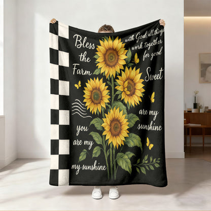 Unisex Personalized Throw Blanket