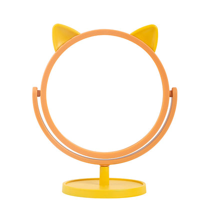 Cute Bunny-Themed Tabletop Mirror