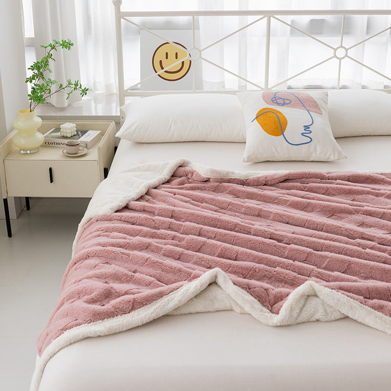 Unisex Plush Throw Blanket