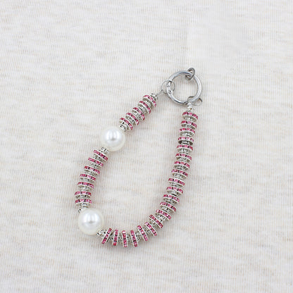 Crystal-Embellished Eyewear Chain Acalora